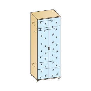 Грейс Шкаф ШК-5003 (2264х900х570 мм)