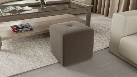 Пуф Тип 6 (Велюр Коричневый)