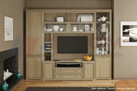 Гостиная-Стенка Карина-09 (В-2224 х Ш-2700 х Г-448)