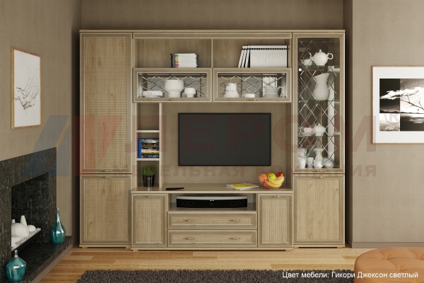 Гостиная-Стенка Карина-09 (В-2224 х Ш-2700 х Г-448)